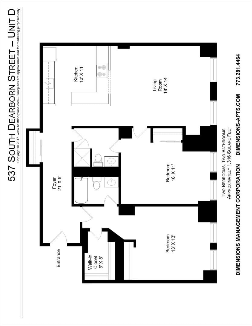 Chicago Apartment: 537 S. Dearborn