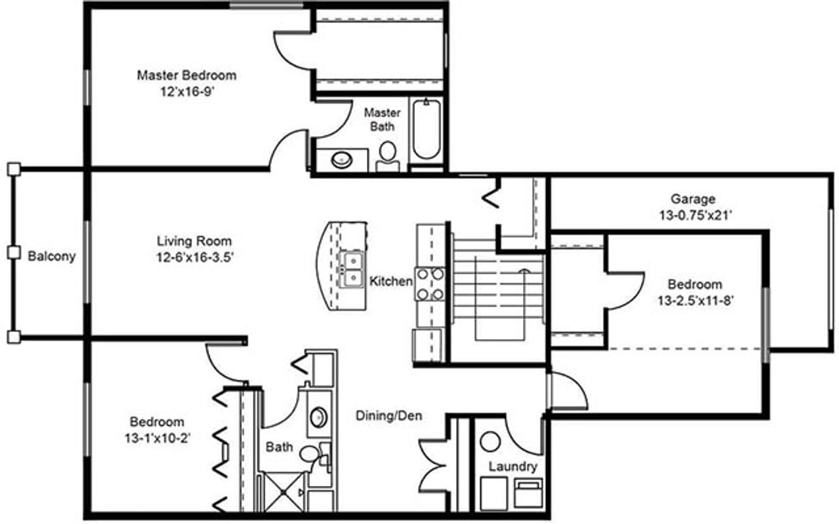 Slinger Apartment: 1777, 1779, 1815, 1831 American Eagle Dr.