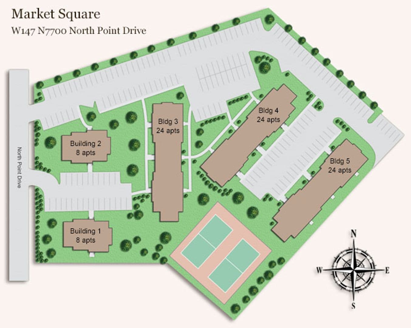 Menomonee Falls Apartment: N76 W14535 Market Drive