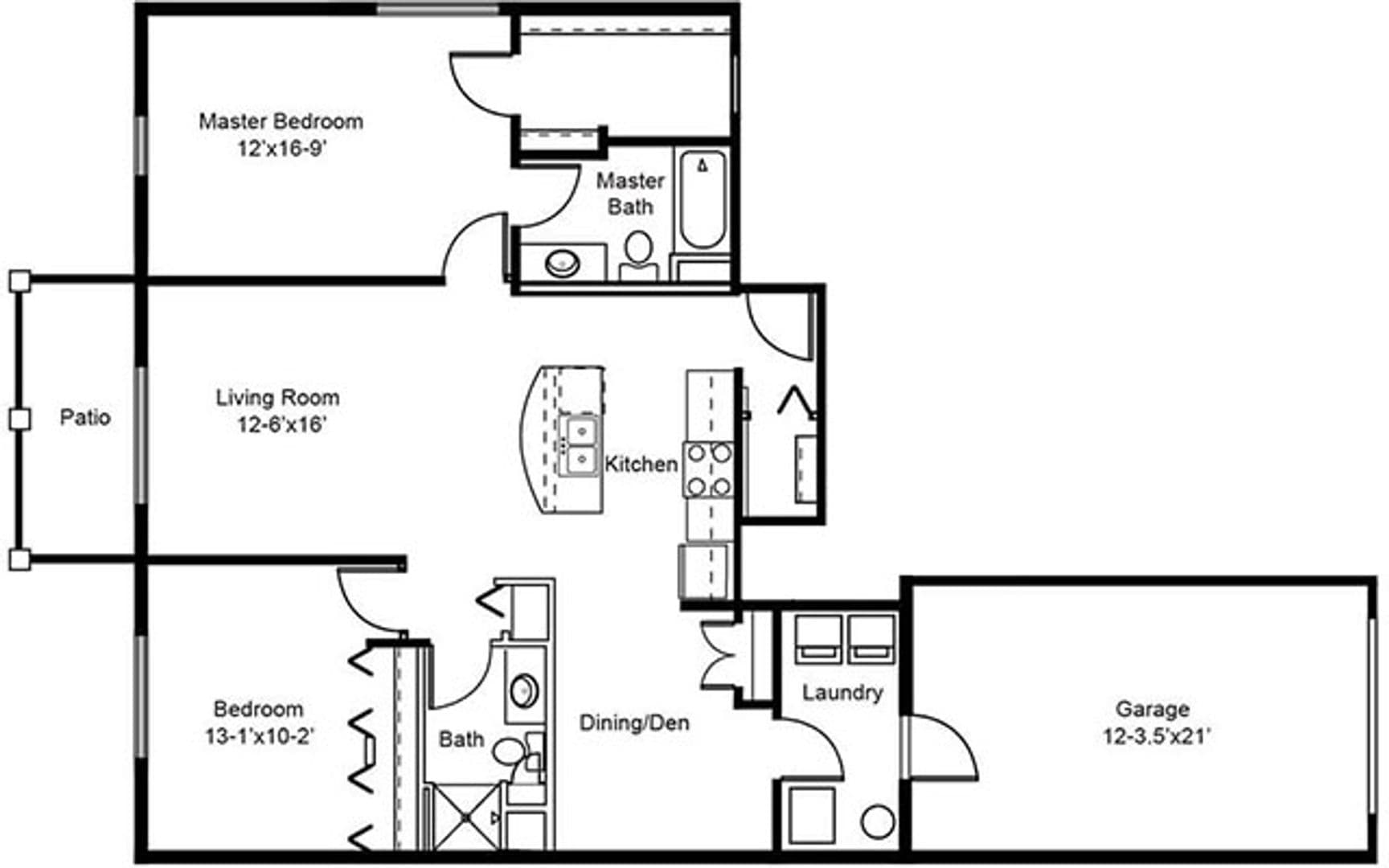 Slinger Apartment: 1909 Stoney Lane