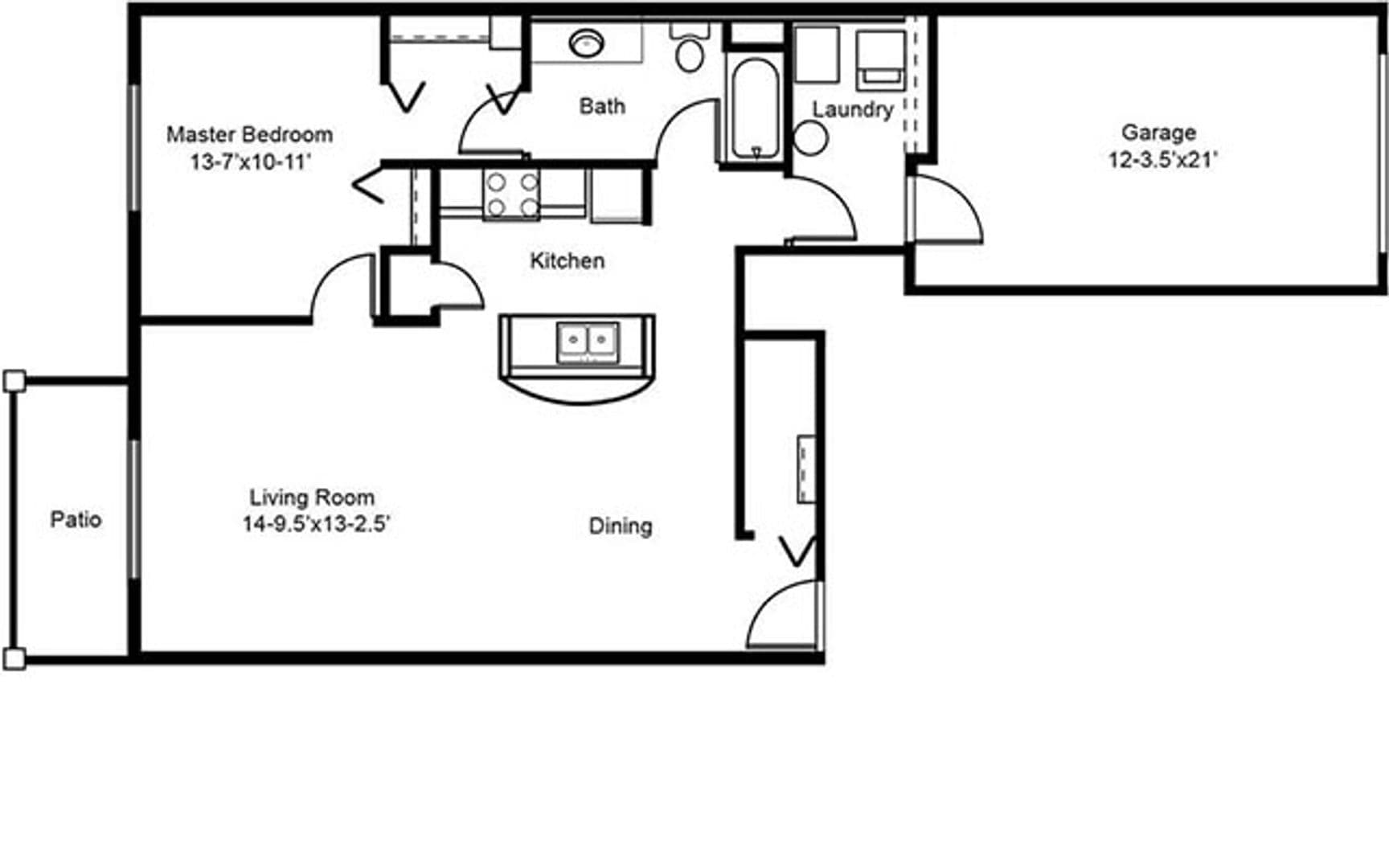 Slinger Apartment: 1777, 1779, 1815 American Eagle Dr.