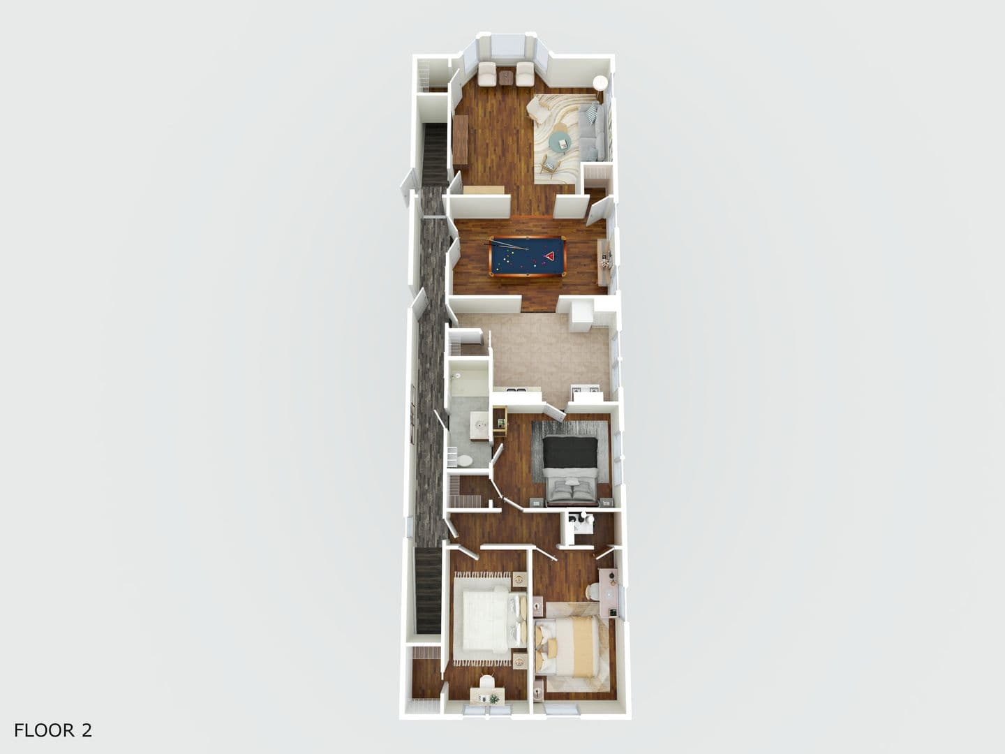 Cedar Falls Apartment: 2020 1/2 College Street
