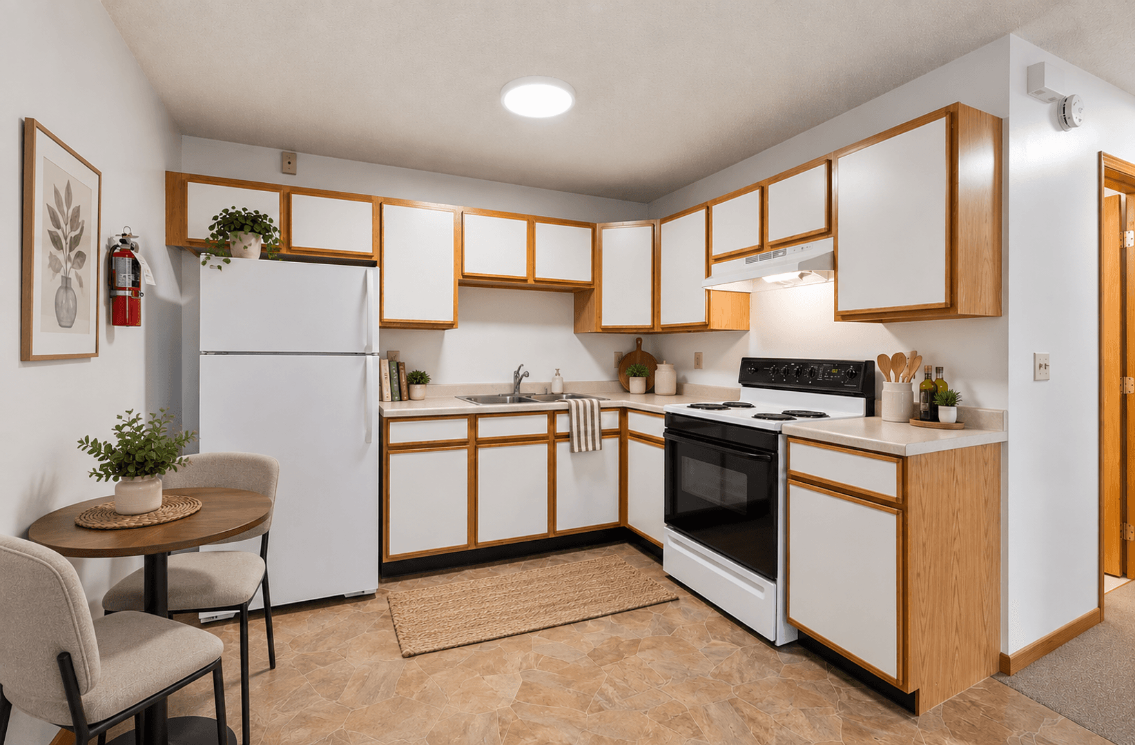 Calmar Apartment: 100 College View Dr