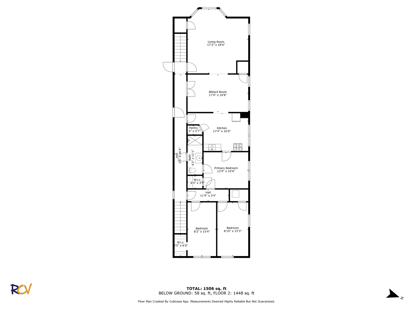 Cedar Falls Apartment: 2020 1/2 College Street