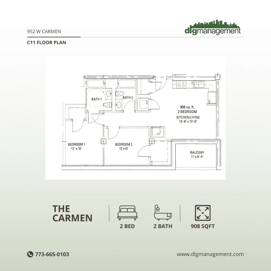 Chicago Apartment: 952 W. Carmen Ave.