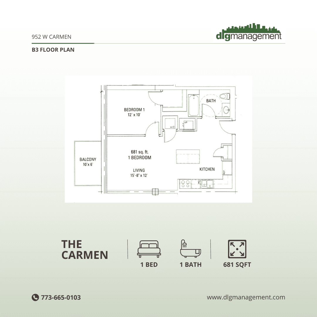 Chicago Apartment: 952 W. Carmen Ave.