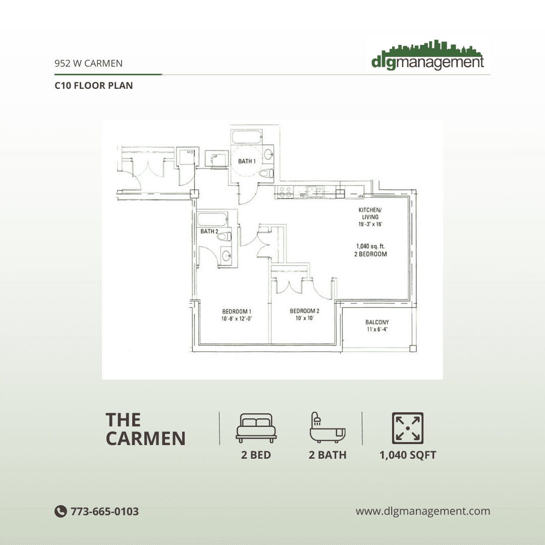 Chicago Apartment: 952 W. Carmen Ave.