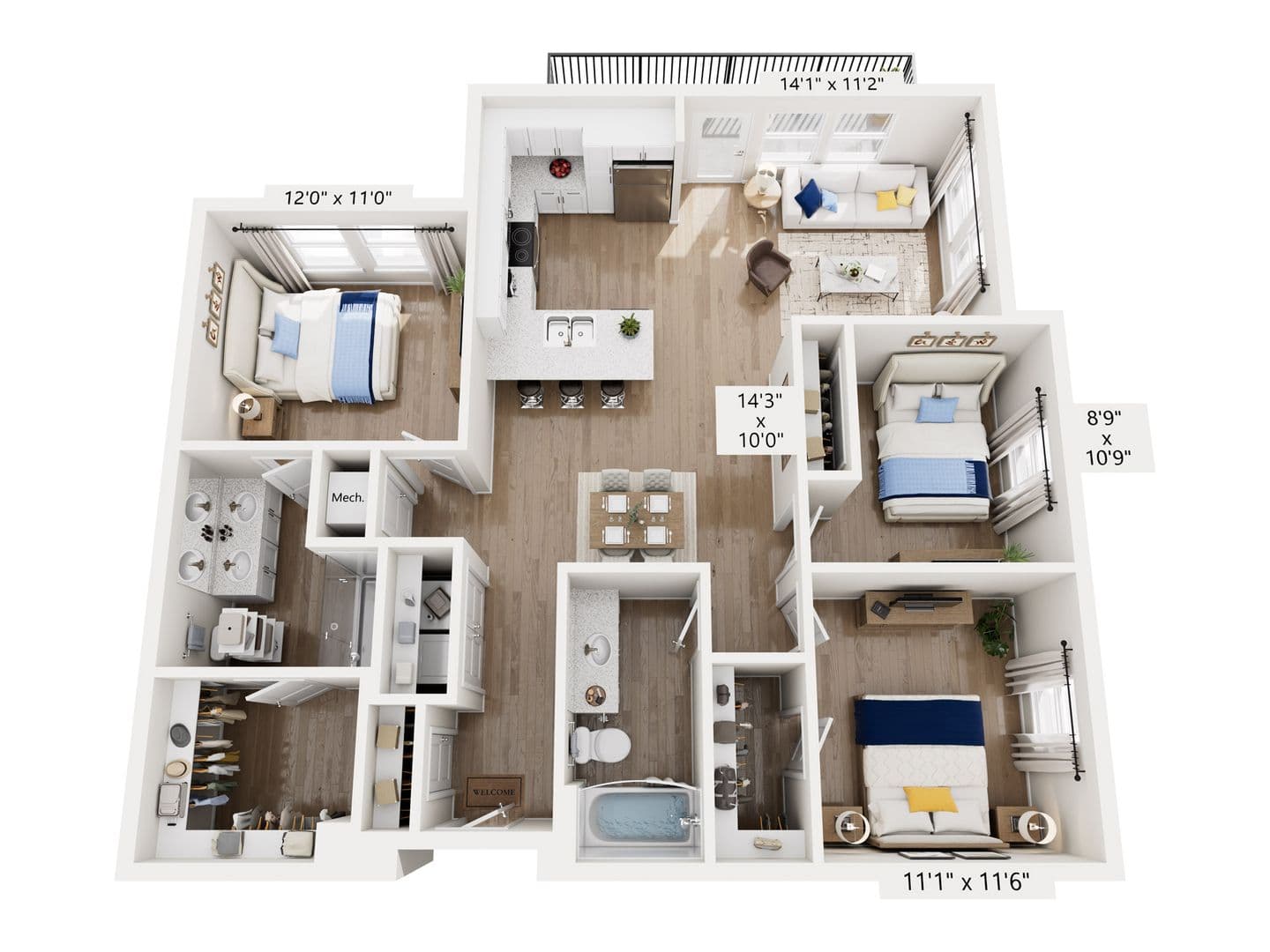 St. Augustine Apartment: 190 Dream World Drive
