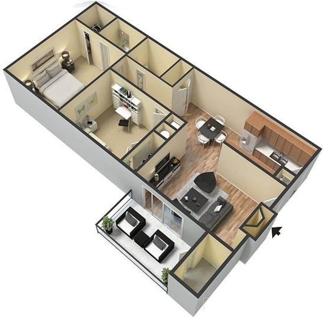 Jackson Apartment: 51 Northtown Drive