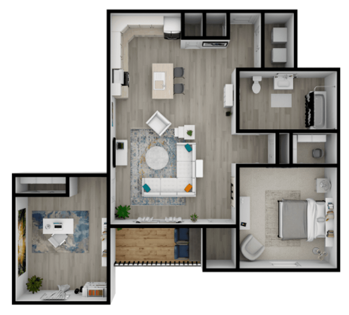 Wind Gap Apartment: 100 Dream Drive