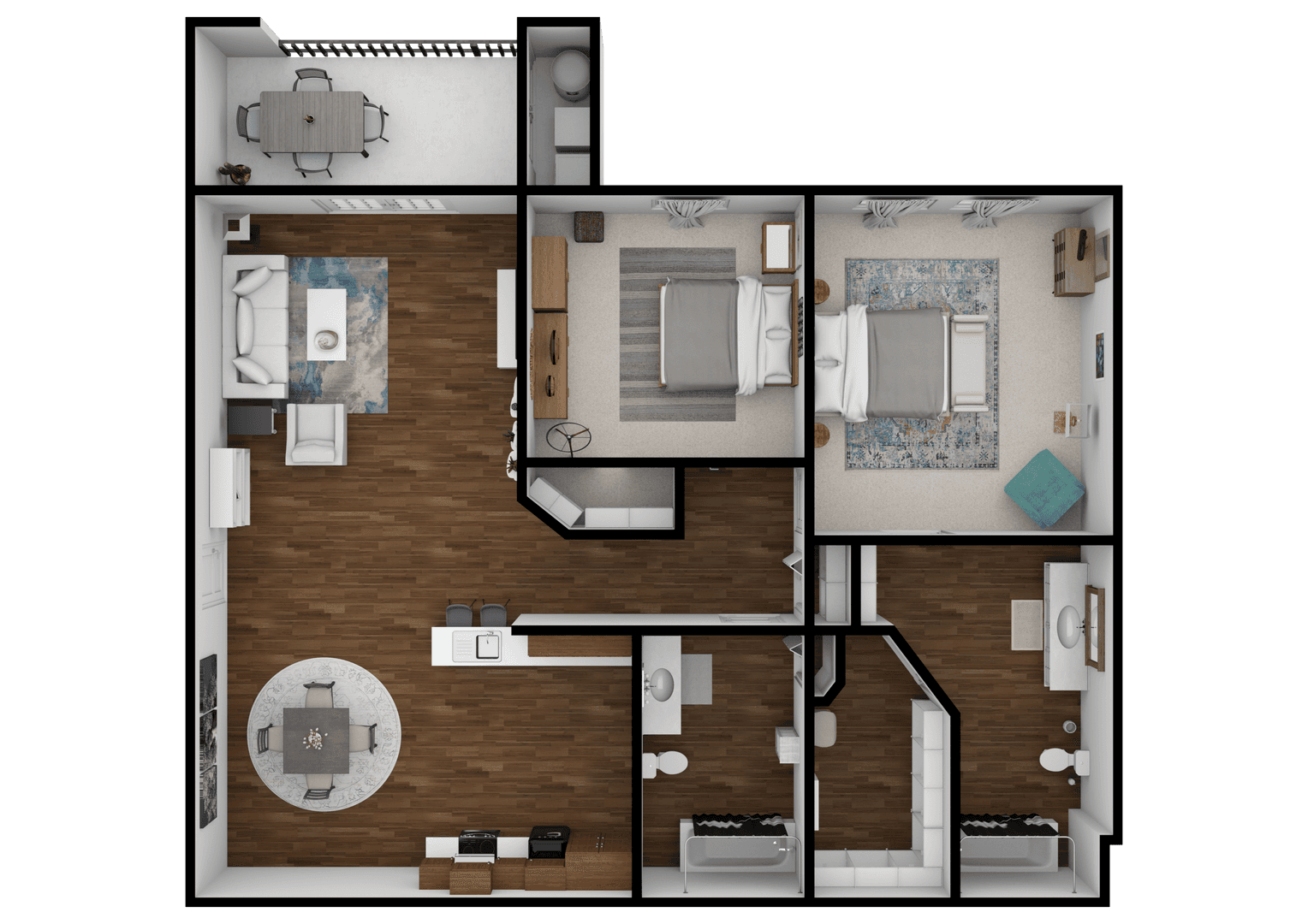 Memphis Apartment: 7885 Silver Spur Circle North