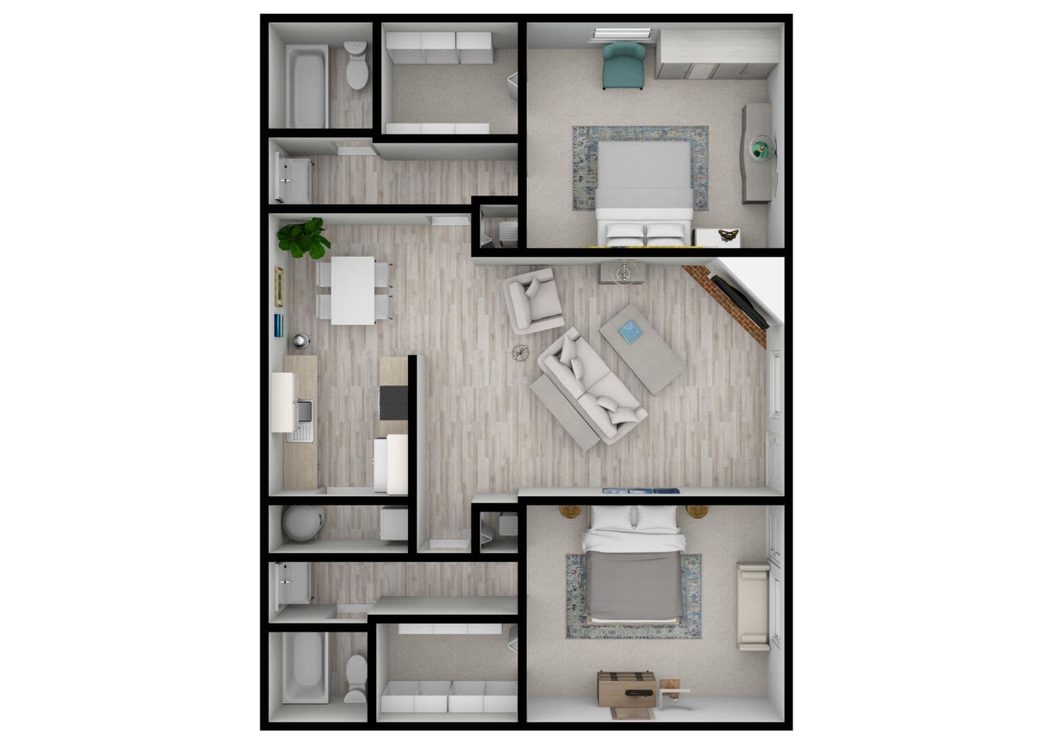 Little Rock Apartment: 1602 Green Mountain Drive