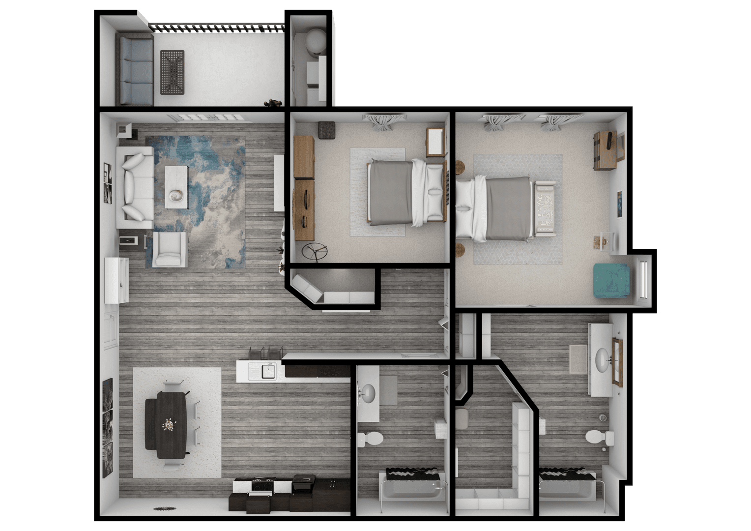 Memphis Apartment: 7885 Silver Spur Circle North