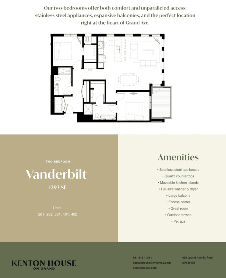 St. Paul Apartment: 695 Grand Ave