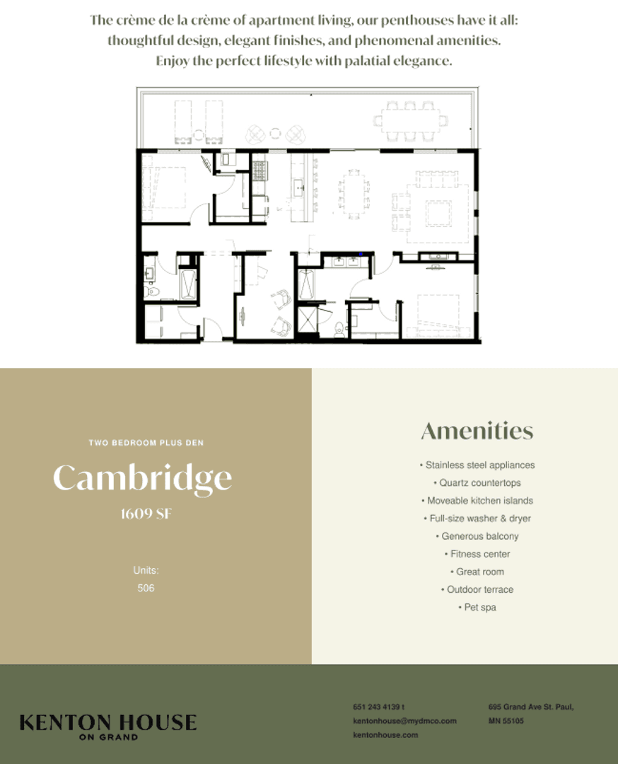 St. Paul Apartment: 695 Grand Ave