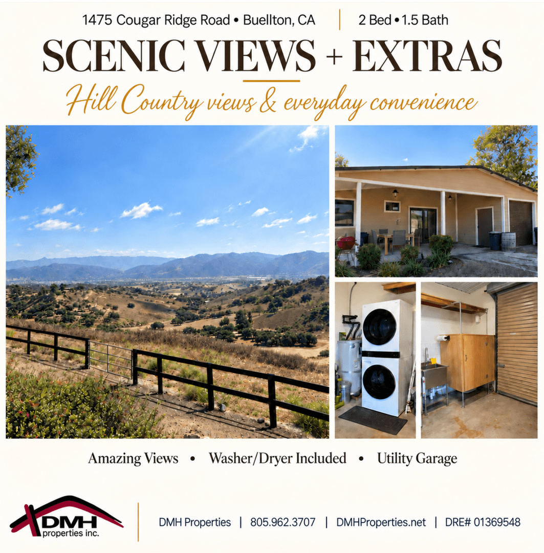Buellton House: 1475 Cougar Ridge Road