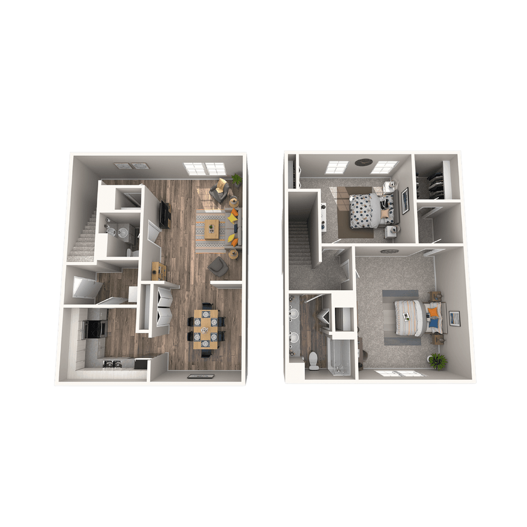 College Park Townhome: 2609 Charlestown Drive
