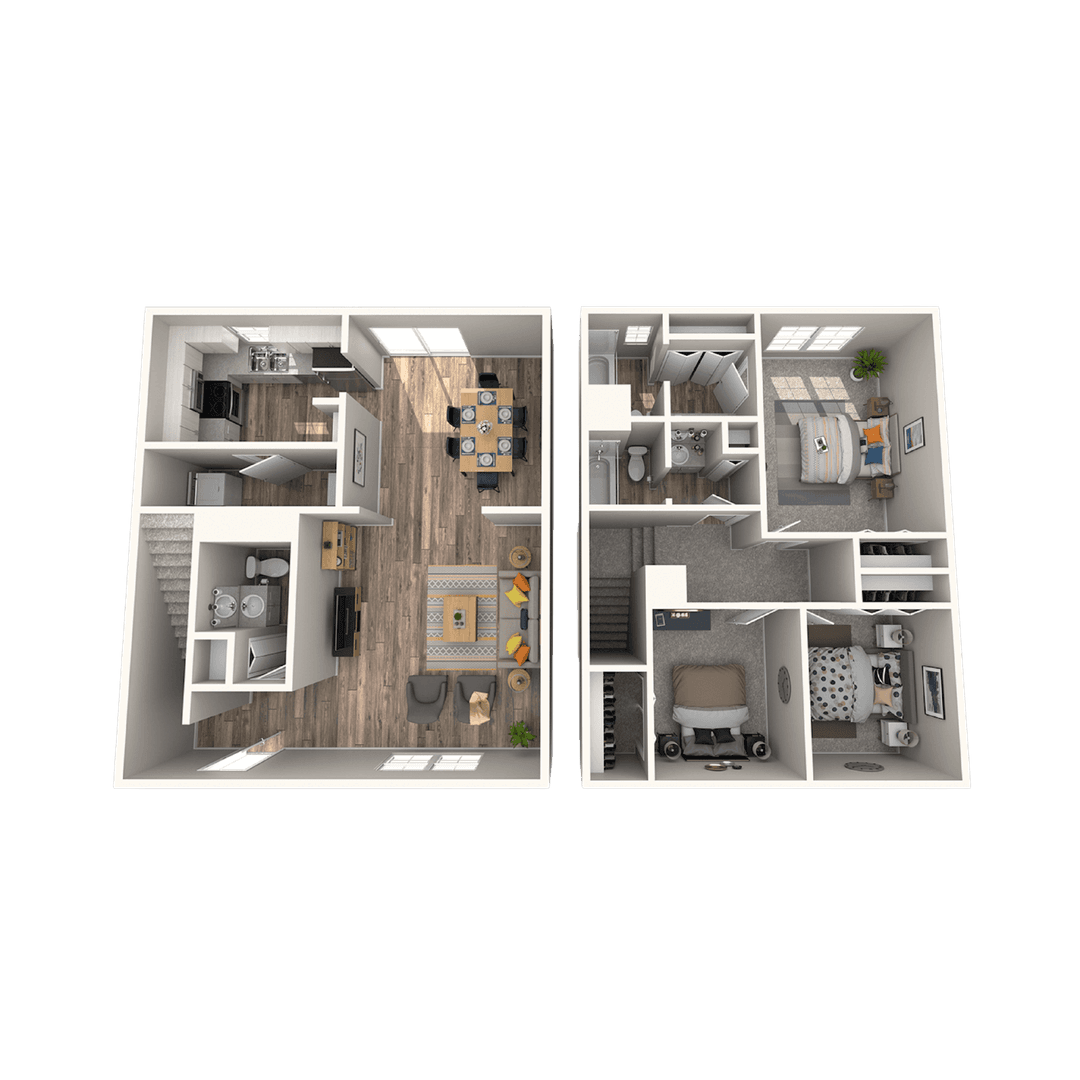 College Park Townhome: 2609 Charlestown Drive