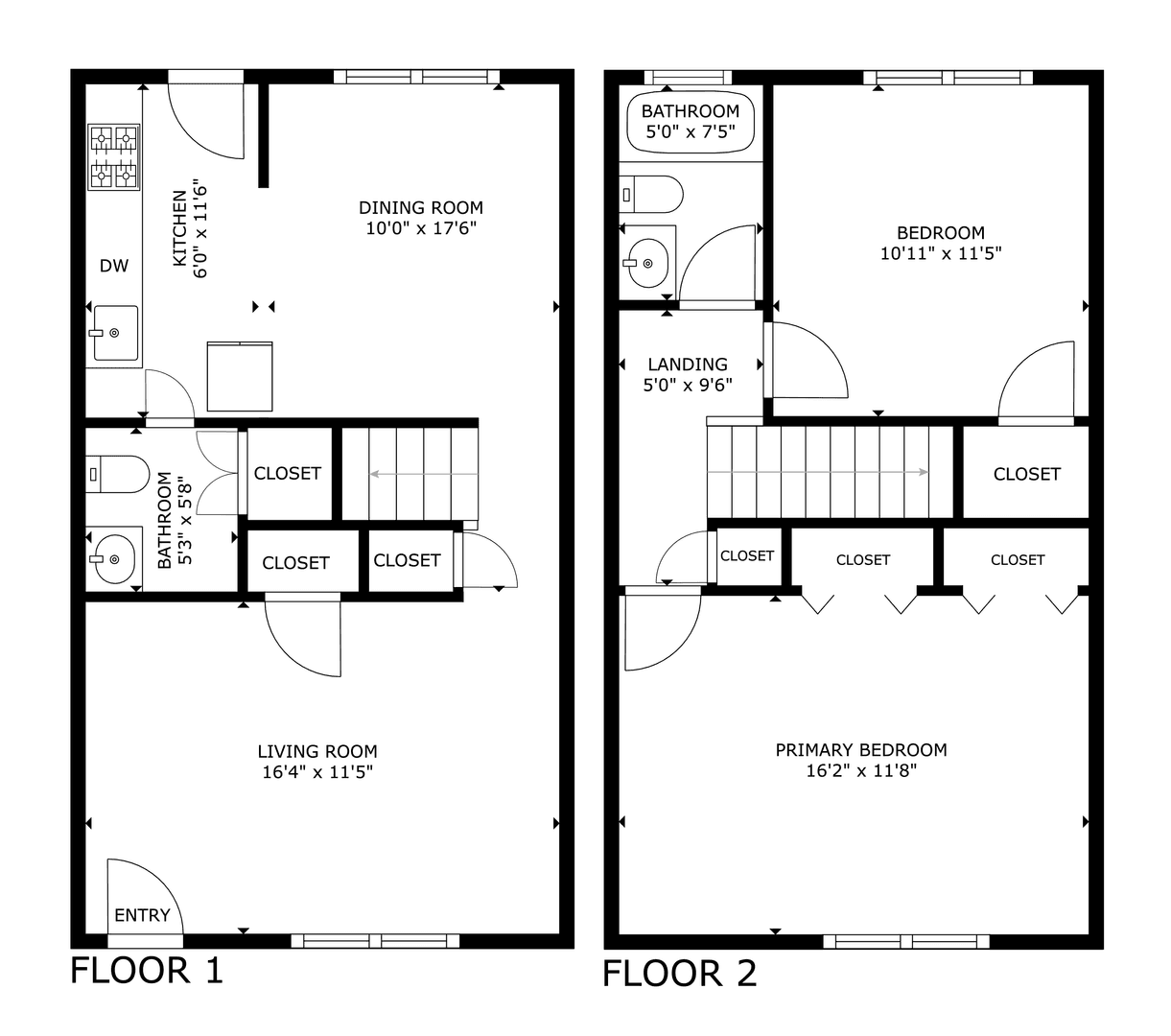 East Point Townhome: 3073 Washington Road