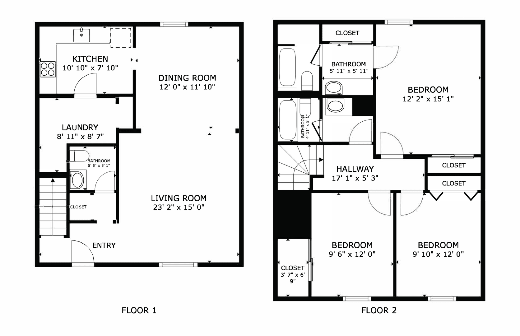 College Park Townhome: 2609 Charlestown Drive