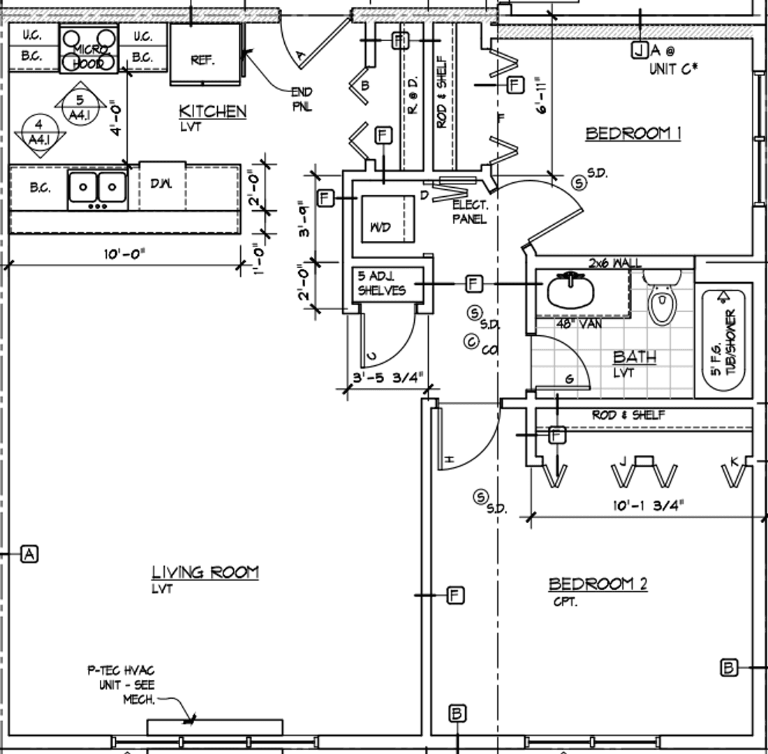 Ellendale Apartment: 520th 6th St.