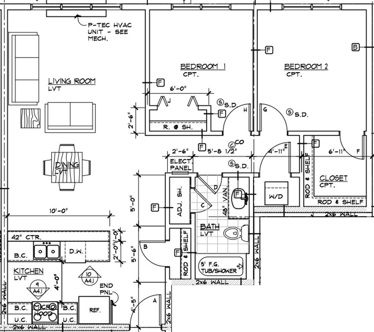 Ellendale Apartment: 520th 6th St.