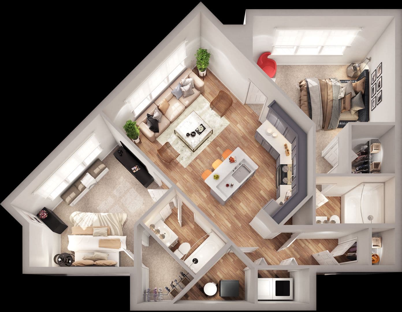 Bloomington Apartment: 600 E Hillside Dr.
