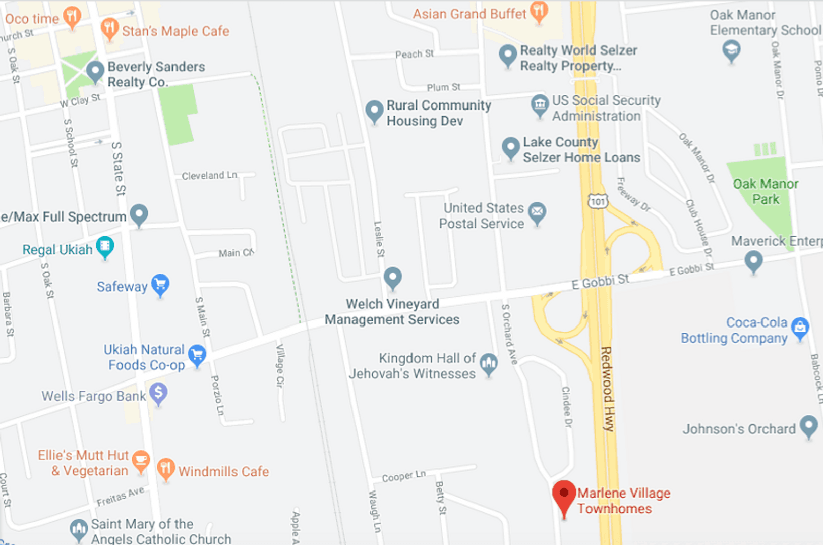 UKIAH Apartment: 865-895 SOUTH ORCHARD AVE