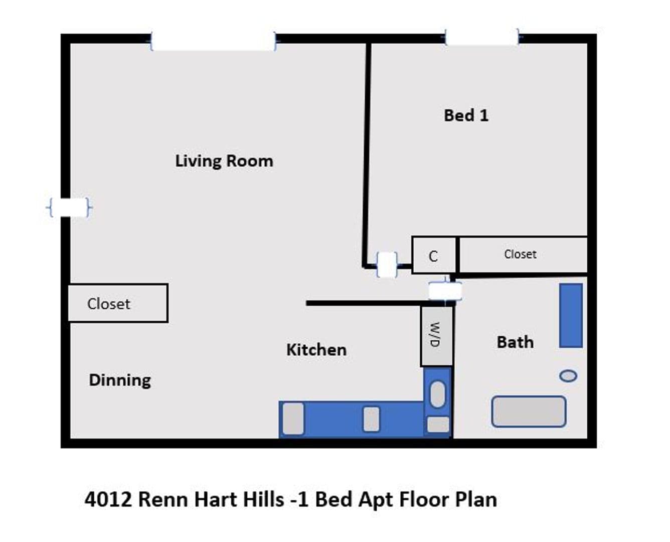 Loves Park Apartment: 4012 Renn Hart Hills Rd