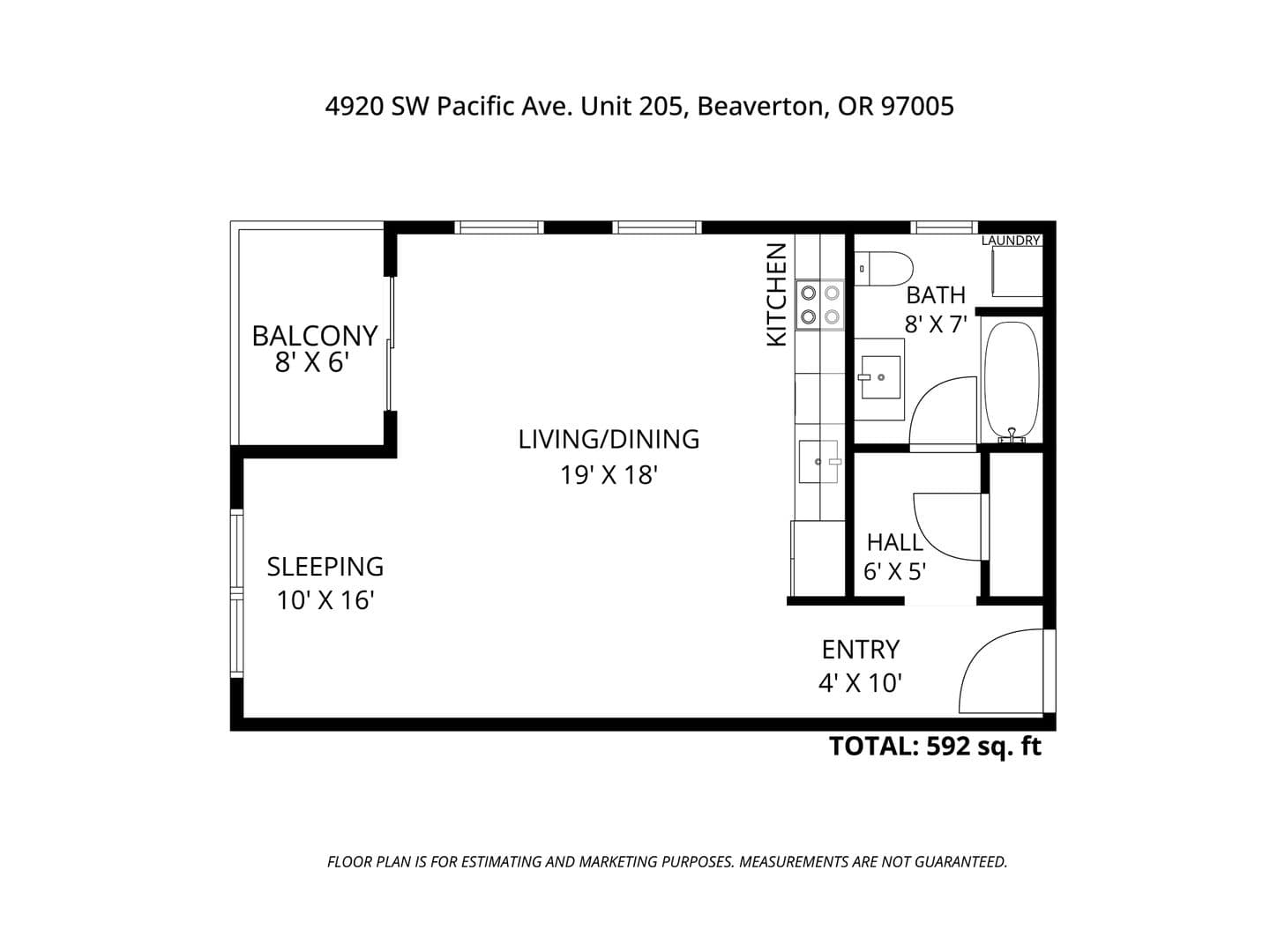 Beaverton Apartment: 4920 SW Pacific Ave