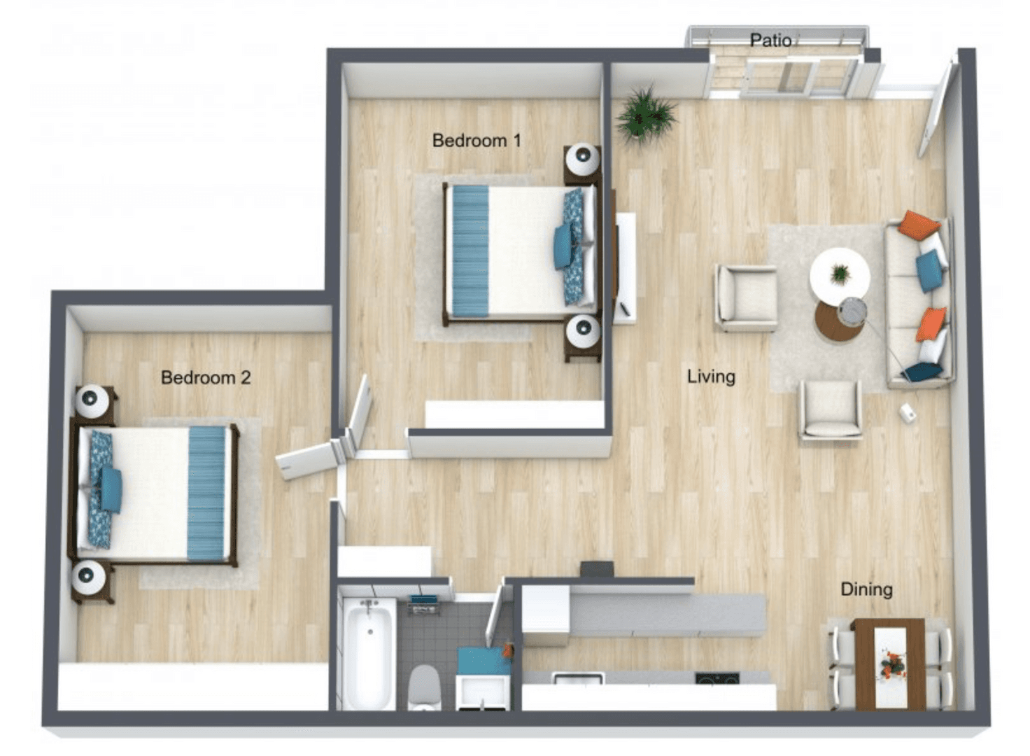 Lodi Apartment: 321 W. Century Blvd. Apt 1
