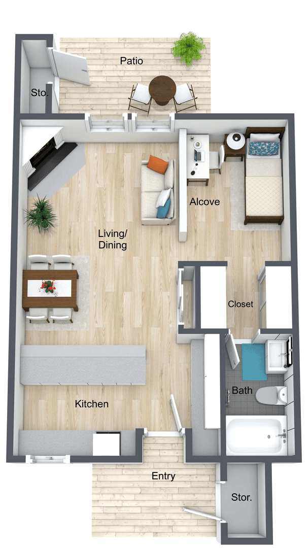 Stockton Apartment: 1540 Mosaic Way