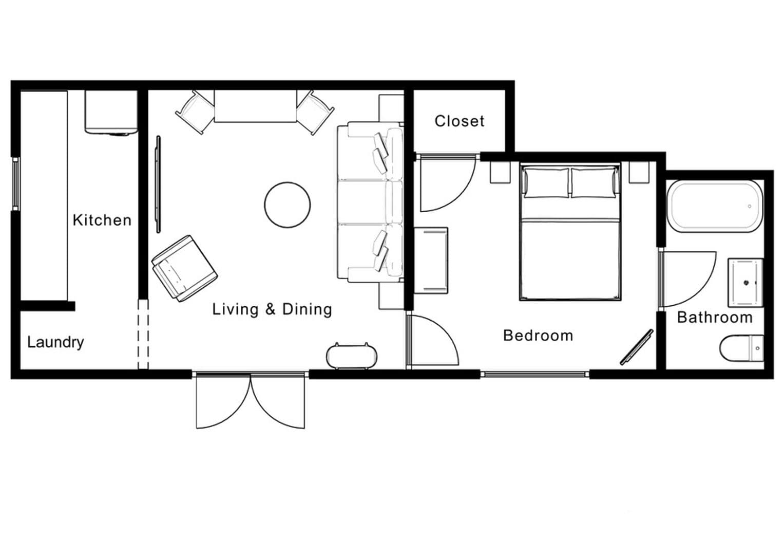 Fayetteville House: 40 E. Maple Street #1