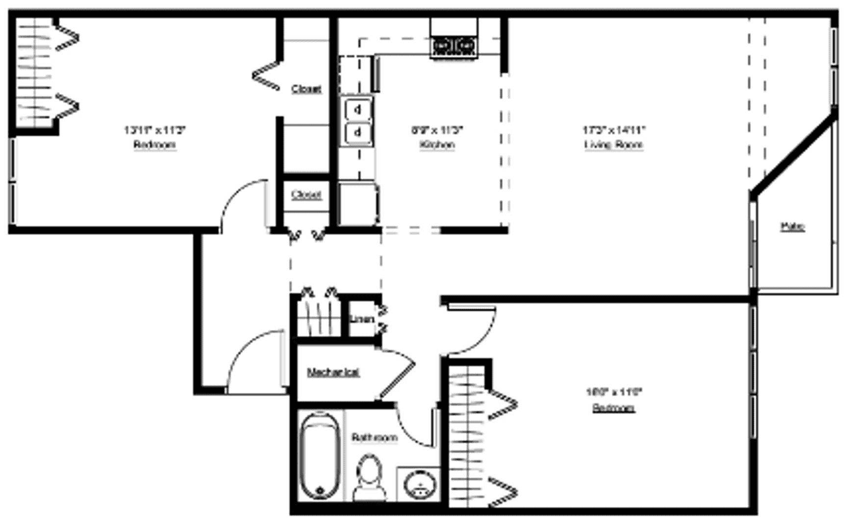Omaha Apartment: 2563 Irving Court
