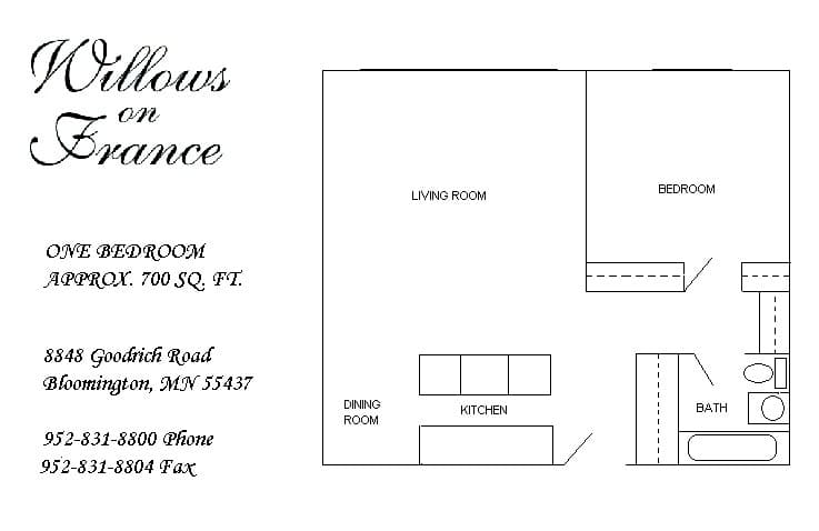Bloomington Apartment: 8848 Goodrich Road