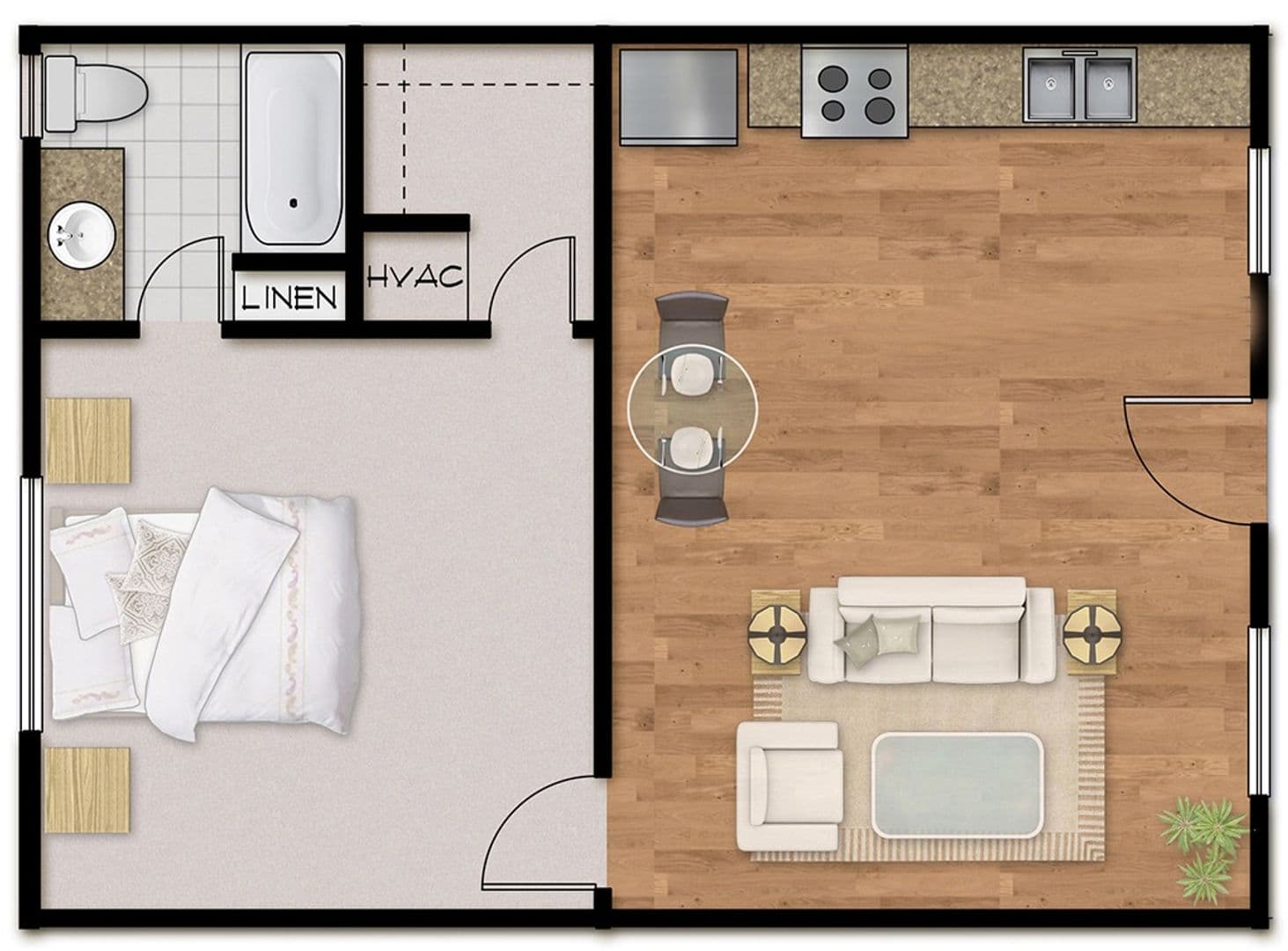 Baytown Apartment: 510 William Ave.
