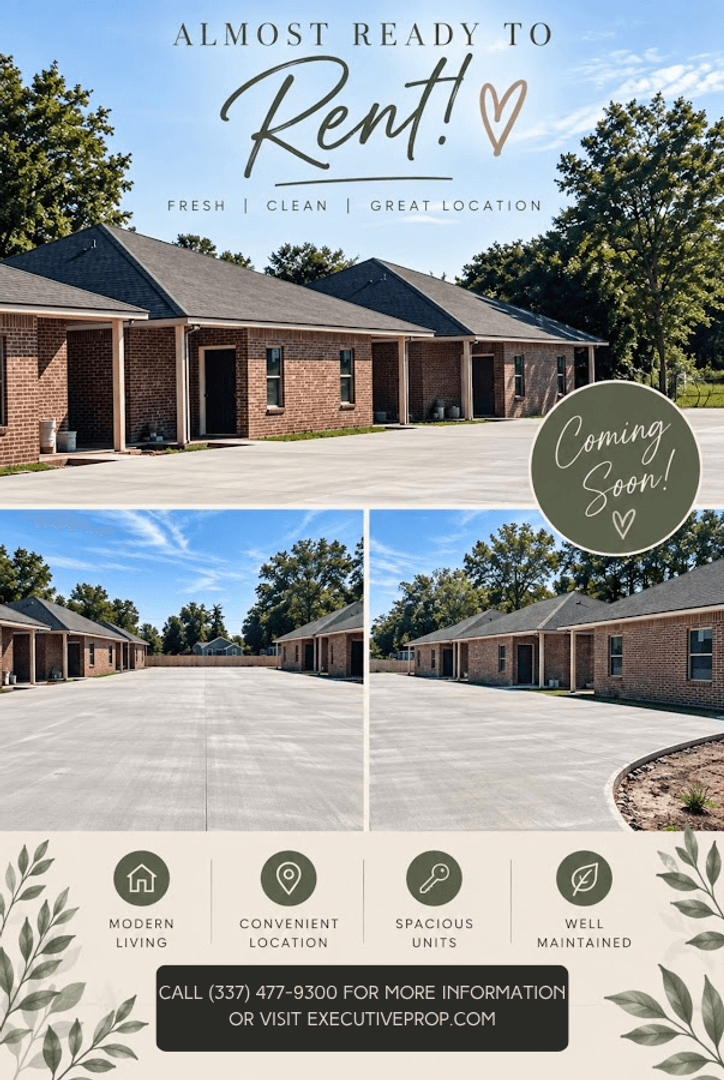 Lake Charles Apartment: 2601 Hazel Street - D1