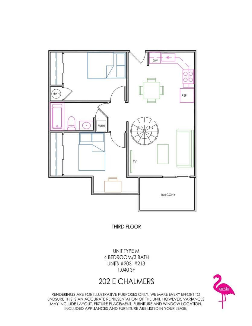 Champaign Apartment: 202 E Chalmers St