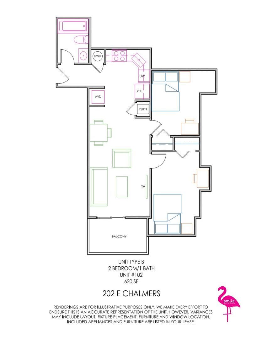 Champaign Apartment: 202 E Chalmers St