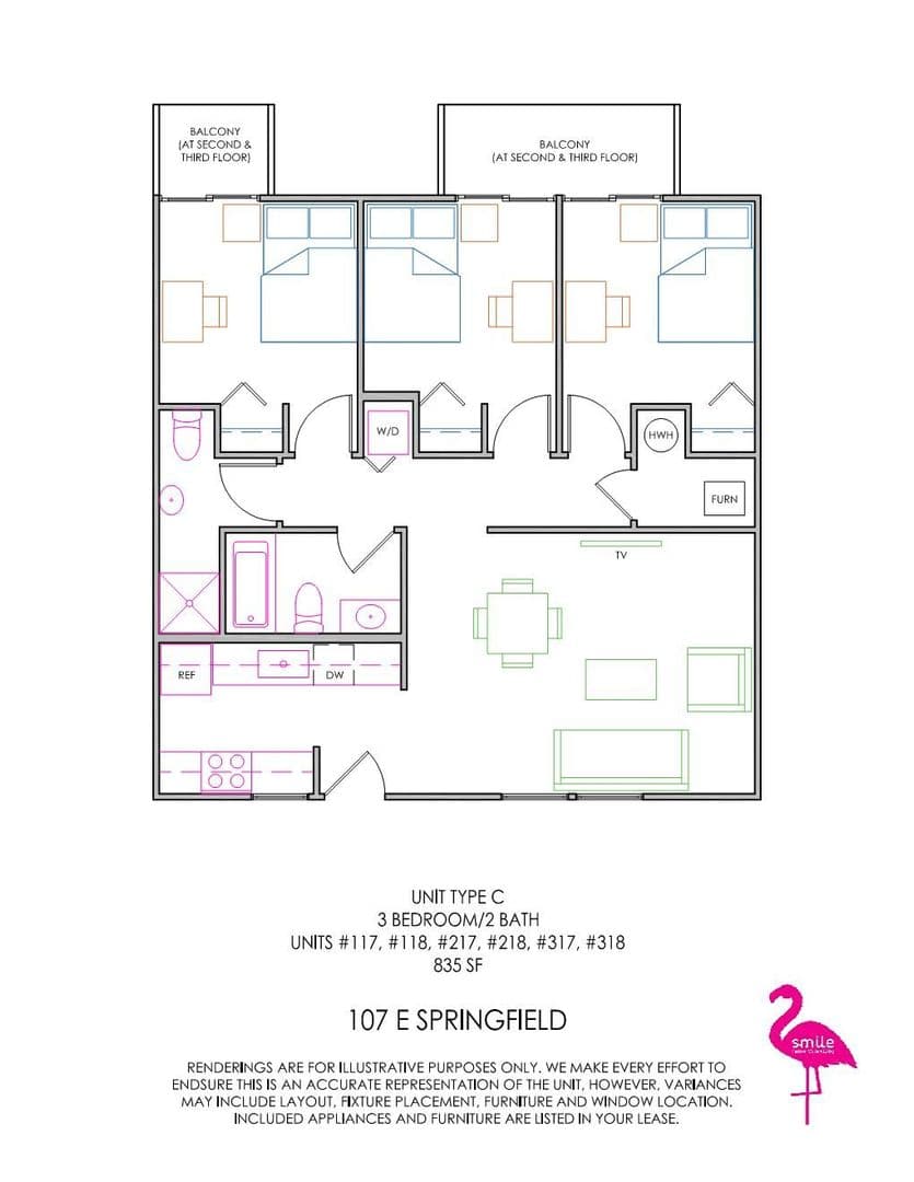 Champaign Apartment: 107 E Springfield Avenue