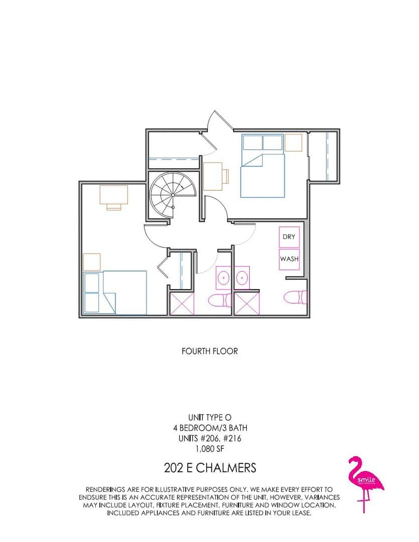 Champaign Apartment: 202 E Chalmers St