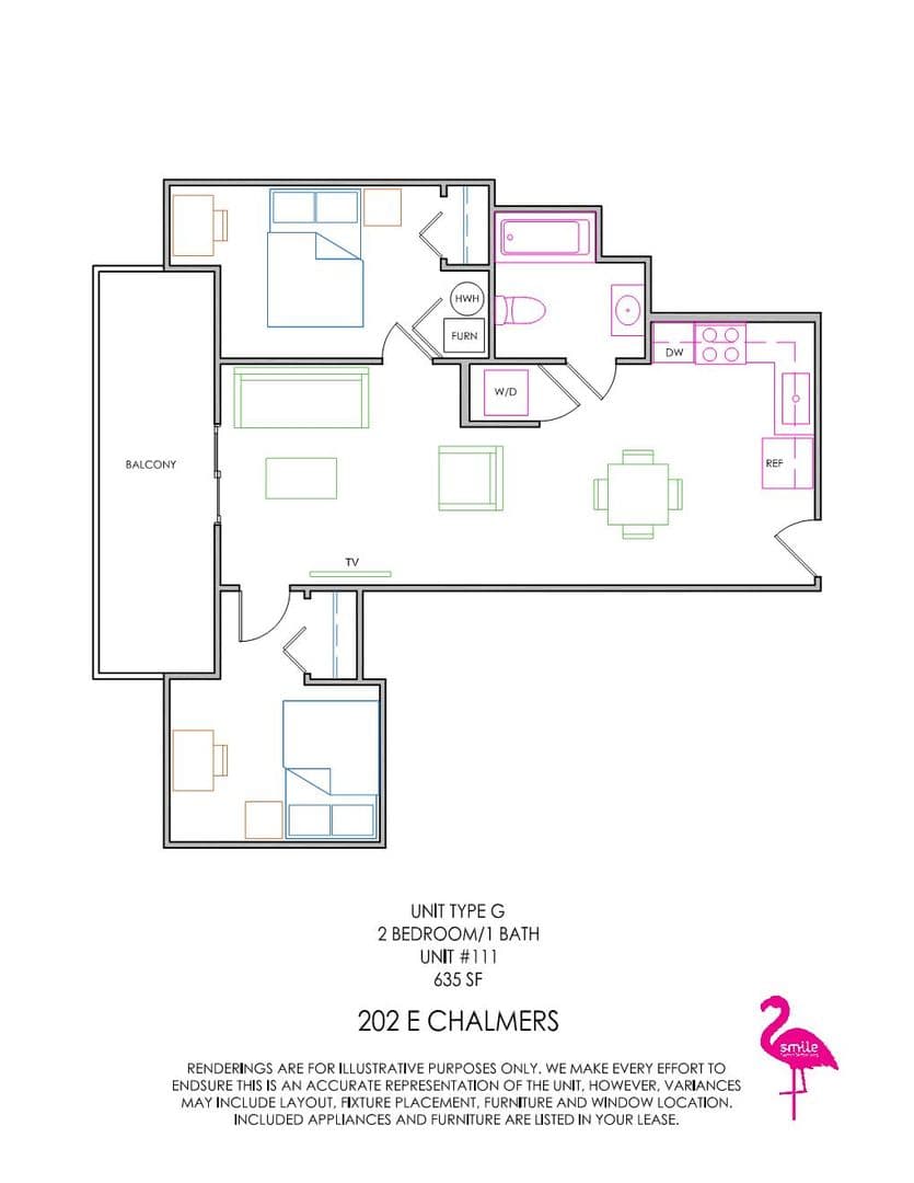 Champaign Apartment: 202 E Chalmers St