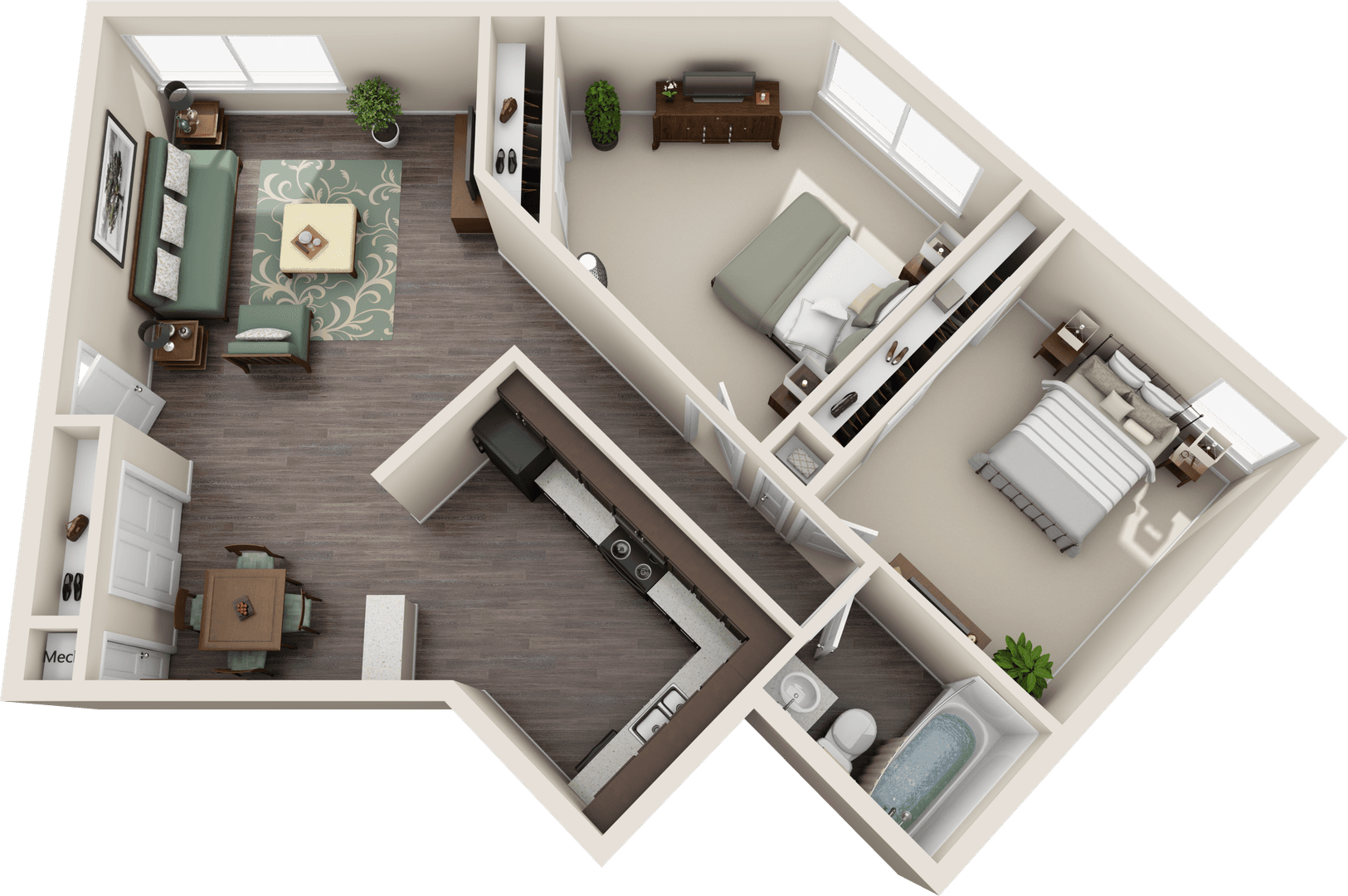 Indianapolis Apartment: 5005 Lily Lane