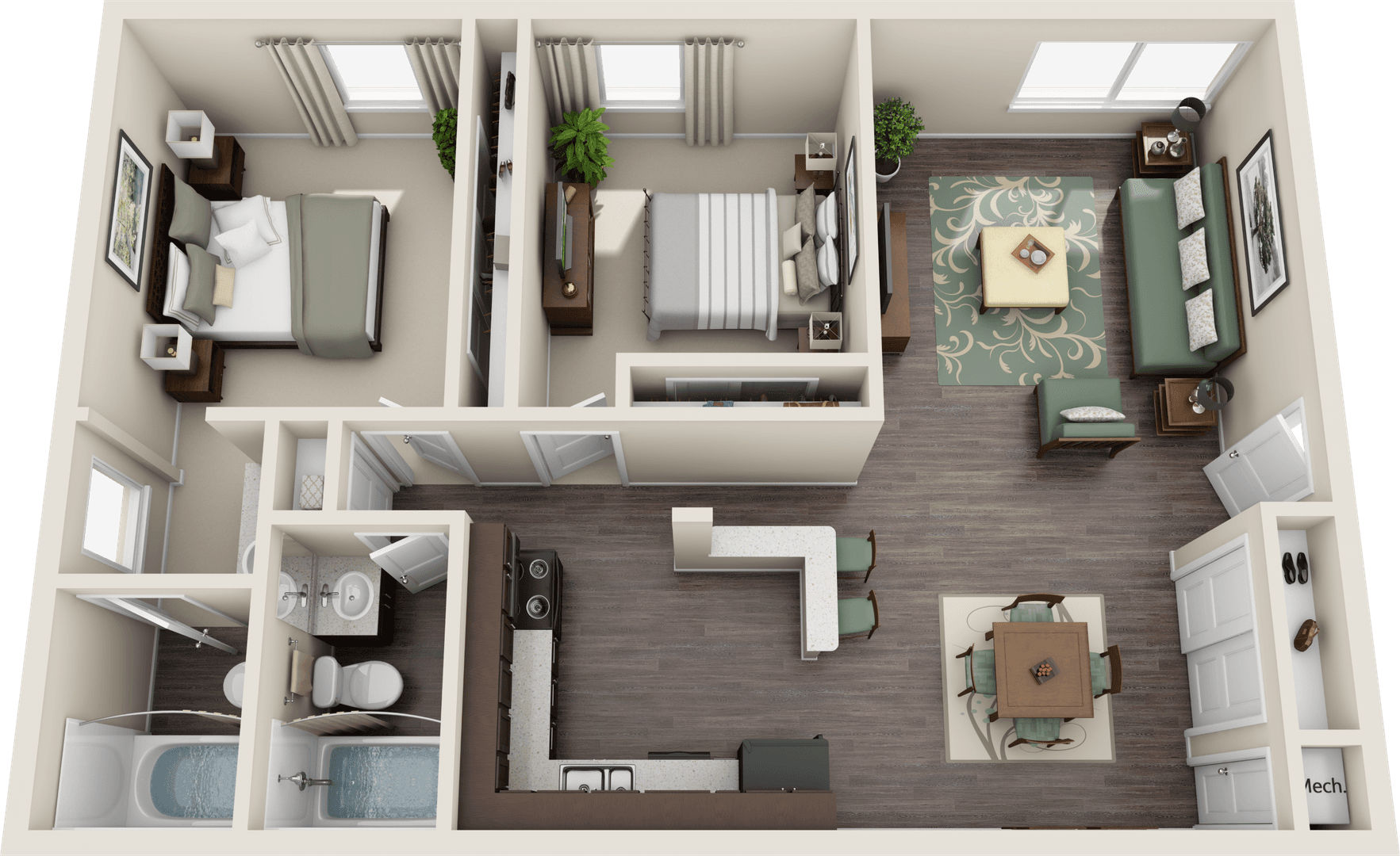 Indianapolis Apartment: 5005 Lily Lane