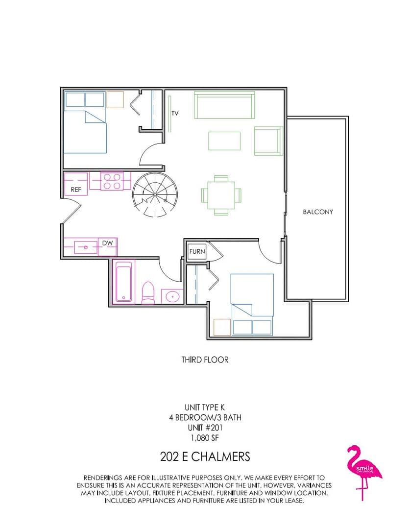 Champaign Apartment: 202 E Chalmers St