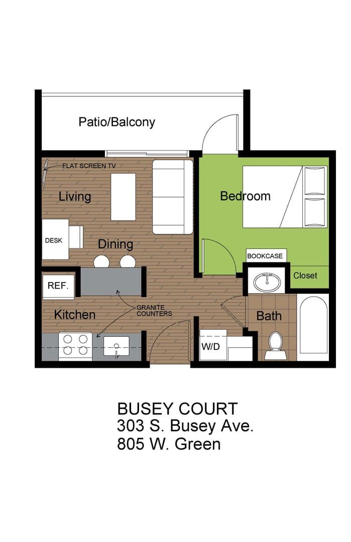 Urbana Apartment: 805 W Green Street