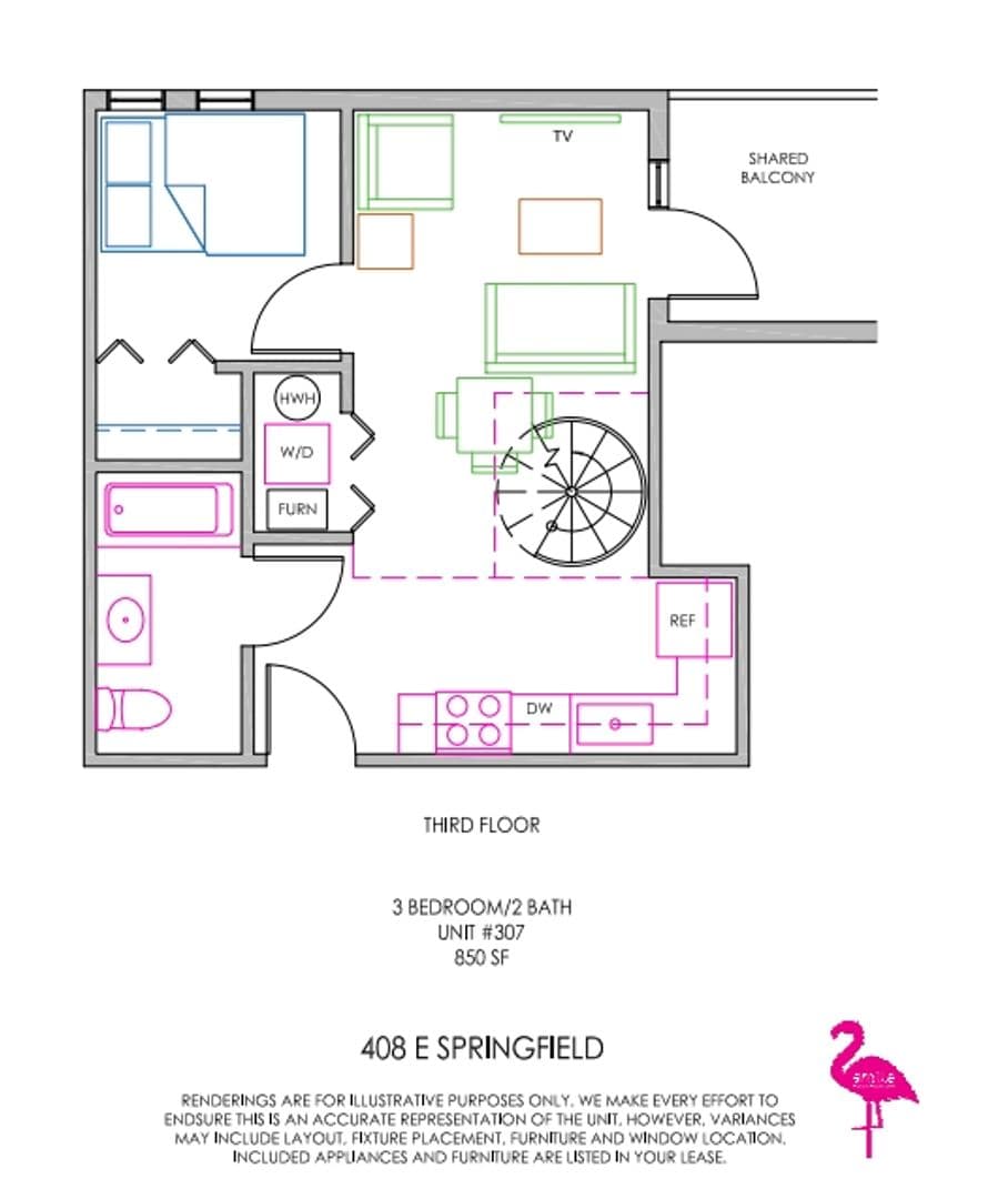 Champaign Apartment: 408 E Springfield