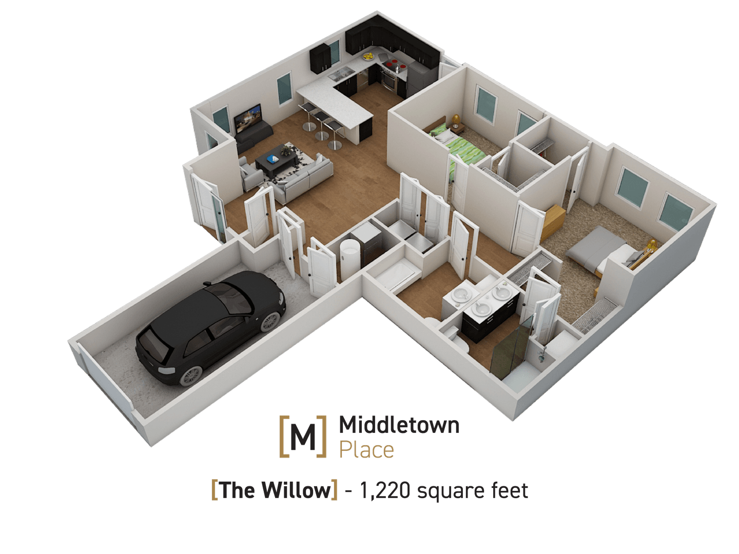 Mahomet Apartment: 1202 Churchill Rd