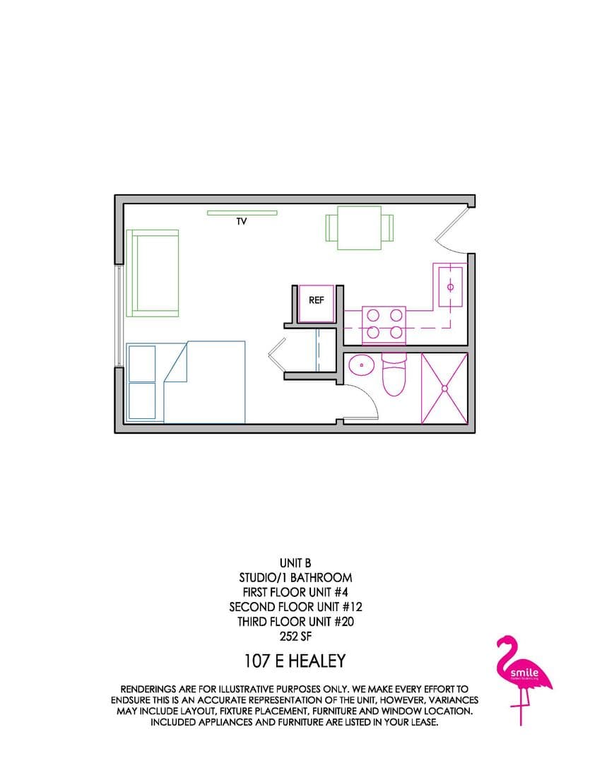 Champaign Apartment: 107 E Healey Street