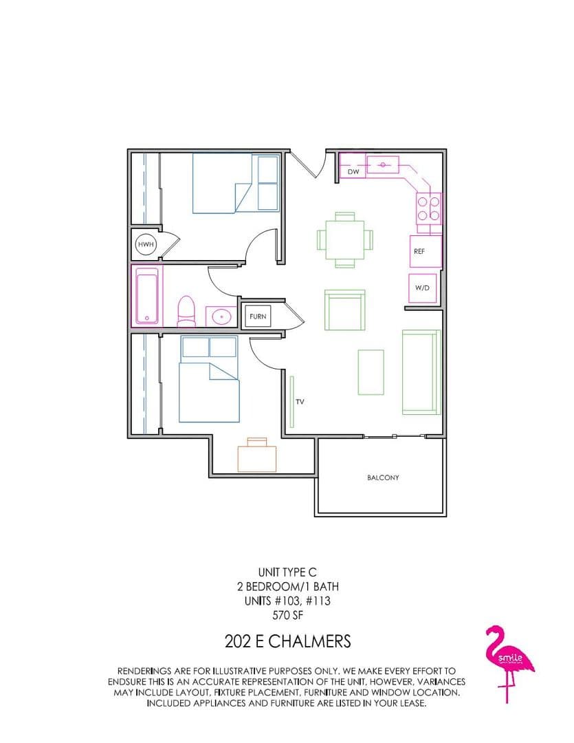 Champaign Apartment: 202 E Chalmers St